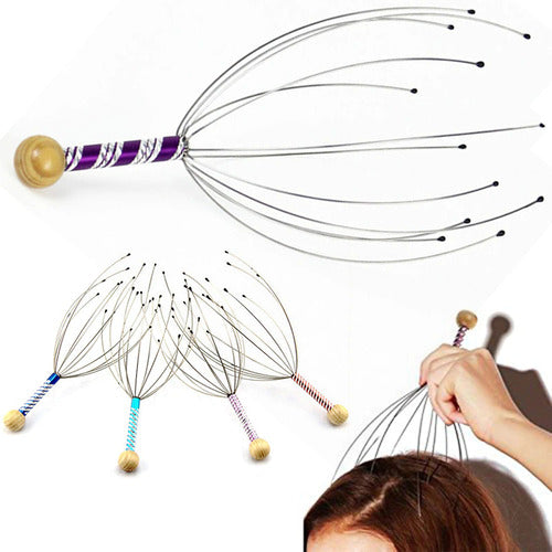 2x Head Massager Scalp Scratcher – Relaxing Stress Relief Tool