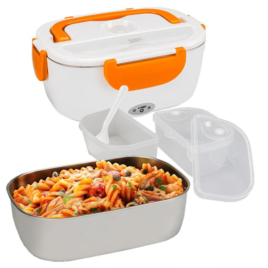 Portable Electric Heating Lunch Box – Fast Food Warmer for Home, Office & Travel