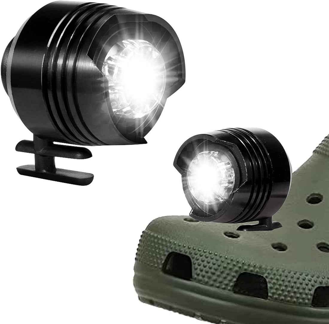 2x LED Lights for Crocs – Clip-On Waterproof Shoe Lights